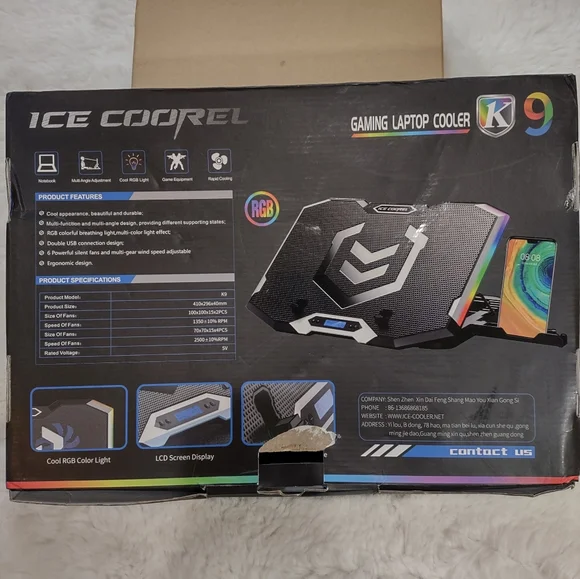 ICE COOREL RGB LAPTOP and PHONE STAND. - Picture 17 of 17
